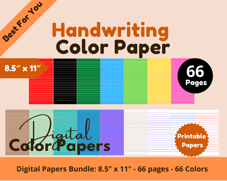 55 Digital Color Papers Vocabulary Color Paper 8.5 x 11* Commercial Use -  BFY DIGITAL's Ko-fi Shop - Ko-fi ❤️ Where creators get support from fans  through donations, memberships, shop sales and