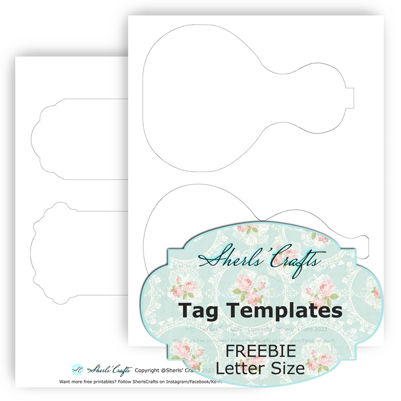 Tag Shapes Templates FREEBIE - Letter Size - Sherls's Ko-fi Shop - Ko-fi ❤️  Where creators get support from fans through donations, memberships, shop  sales and more! The original 'Buy Me a