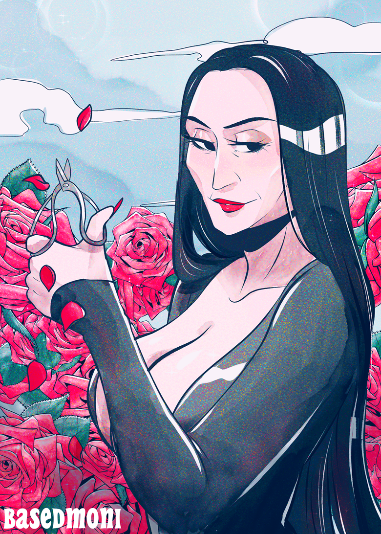 Preorder) Morticia Addams Print - basedmoni's Ko-fi Shop - Ko-fi ❤️ Where  creators get support from fans through donations, memberships, shop sales  and more! The original 'Buy Me a Coffee' Page.