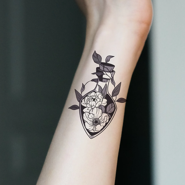 Rose Tattoo Geometric Triangle Tattoo Festival Tattoo Boho Tattoo Chest Tattoo  Flower Tattoo Tattoo Sleeve Floral Tattoo - Etsy