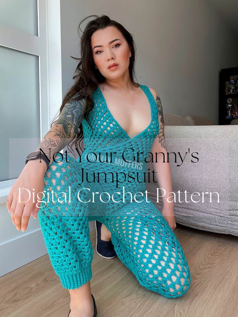 The Margo Crochet Jumpsuit Pattern Crochet Jumpsuit / Playsuit / Romper  Intermediate Level Pattern Instant Download PDF juicylu.ce -  Finland