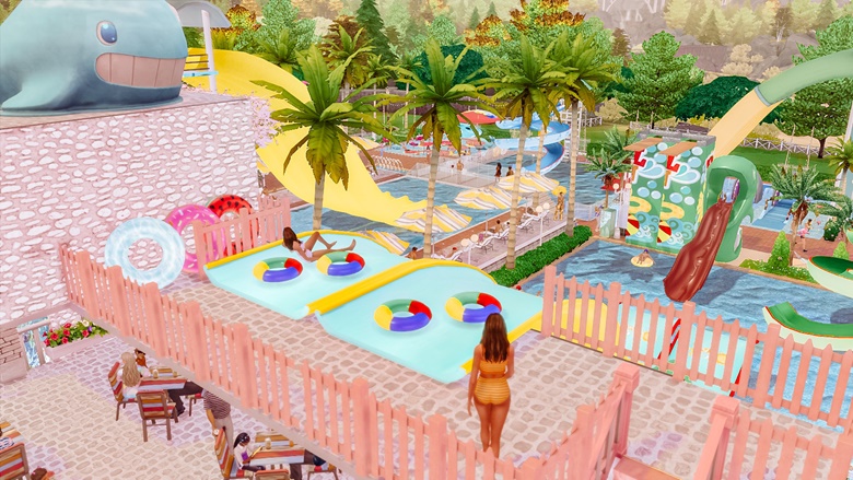 Wet & Wild Water Park - The Sim 4 - RachelSim's Ko-fi Shop - Ko-fi ️ ...