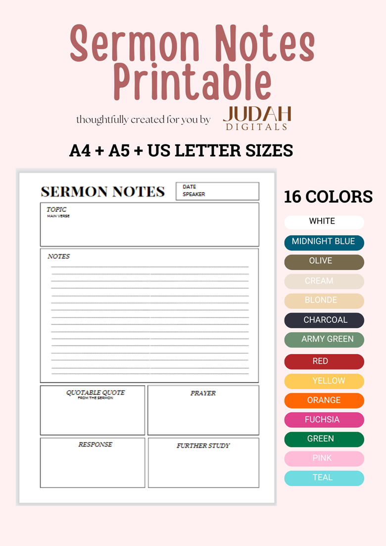 Note Taking Template, Online Note Taking