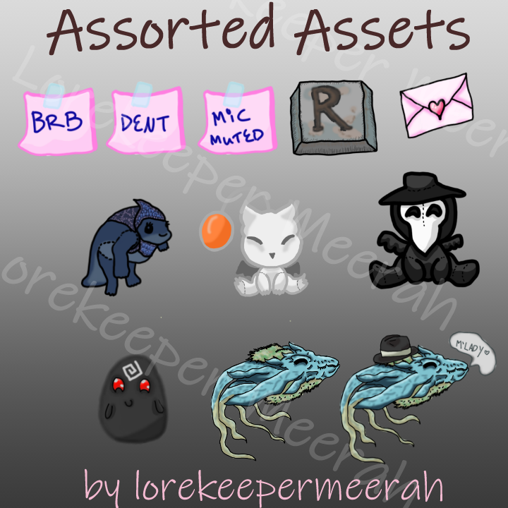 Assorted Assets For Vtubersgamers Lorekeeper Meerah S Ko Fi Shop Ko Fi ️ Where Creators