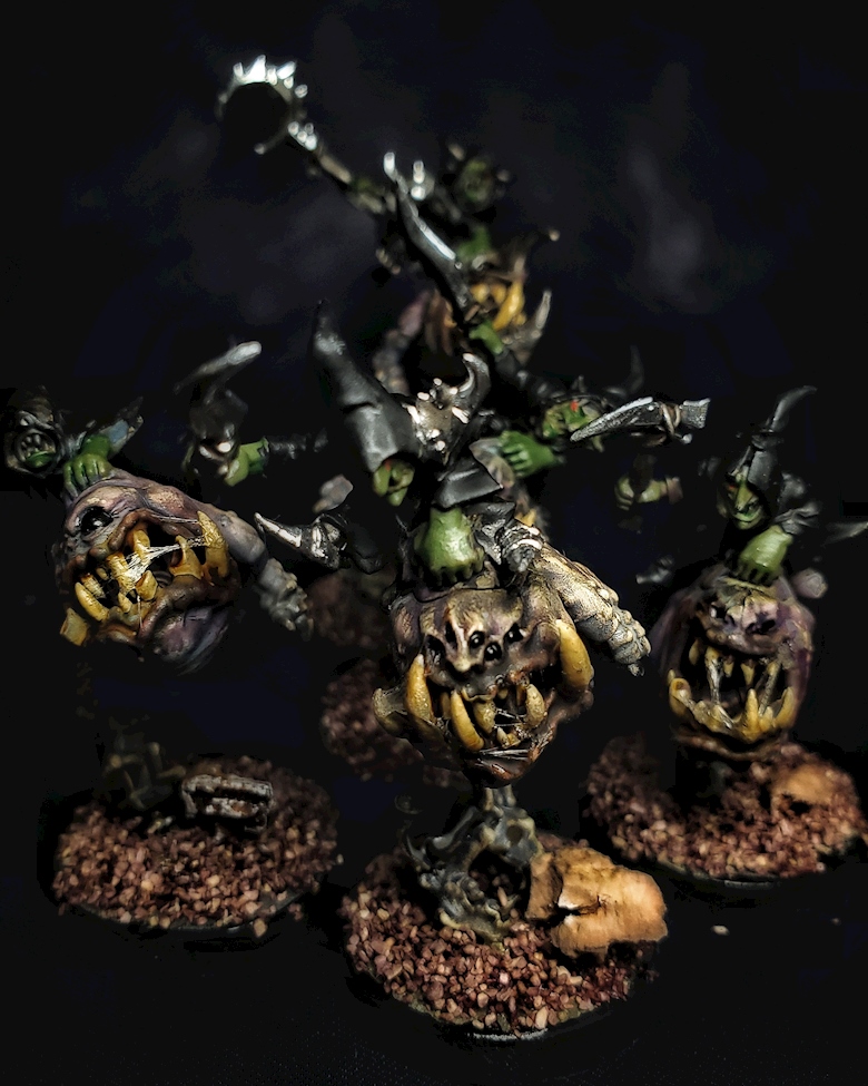 Grimdark Gloomspite Gitz army (Squigs) - Machiko.Miniatures's Ko-fi ...