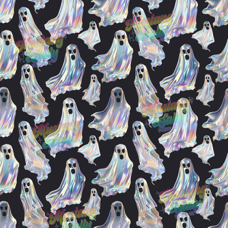 Holo Ghosts 3D Seamless - Mustang Sally Design Co 's Ko-fi Shop - Ko-fi ...