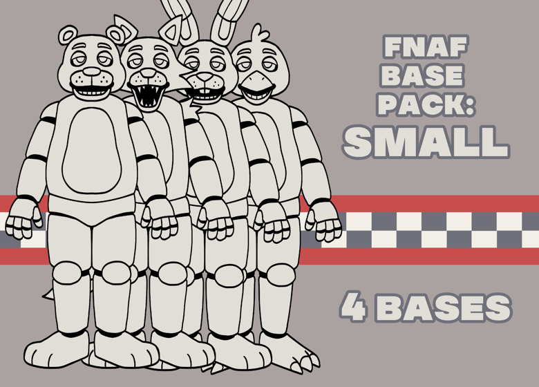 Fnaf Inspired Animatronic Base - 4cidy's Ko-fi Shop - Ko-fi
