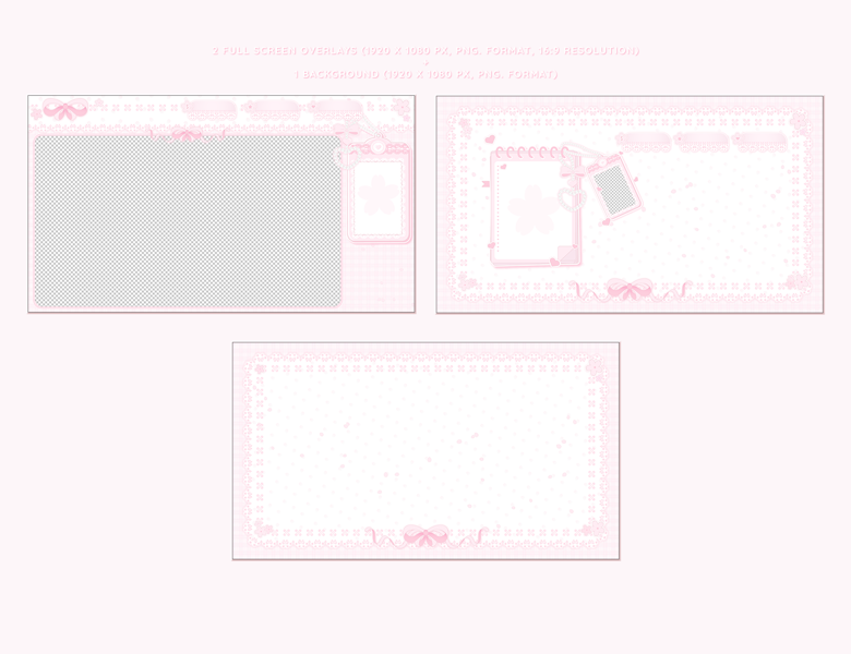 Pink like a Cherry Blossom stream overlays and panels - dvivnv's Ko-fi ...