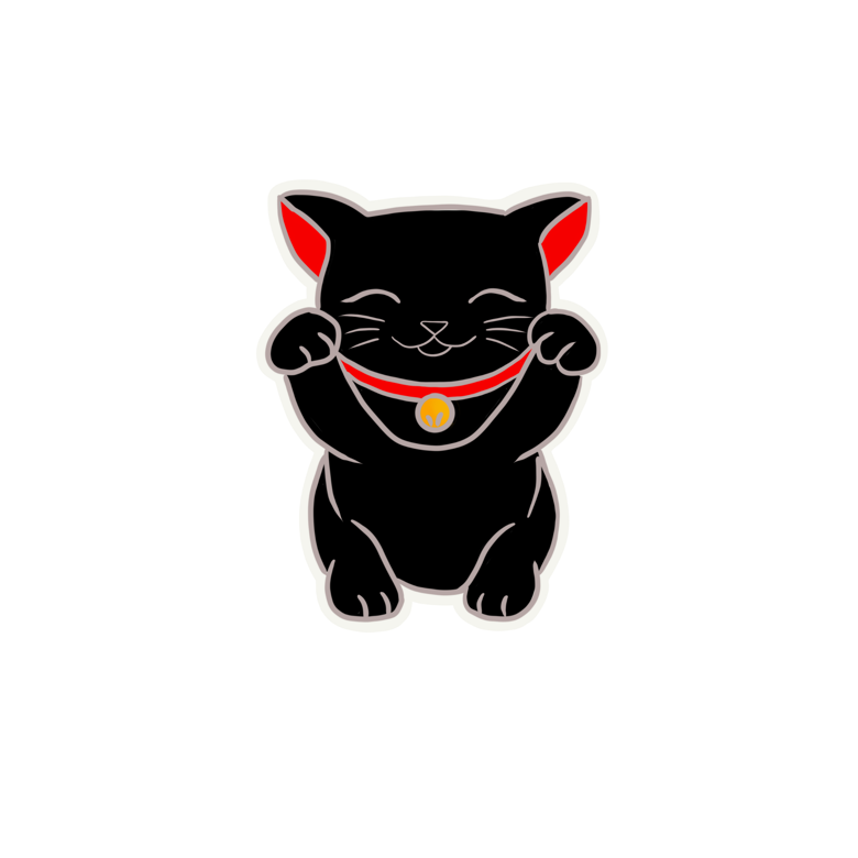 Free Cat Expressions stickers (includes white version for black