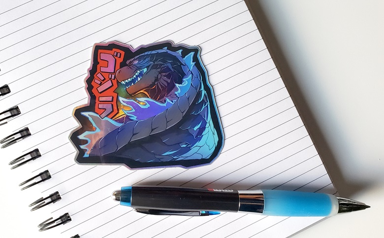 Godzilla Sticker - Yamerpro's Ko-fi Shop