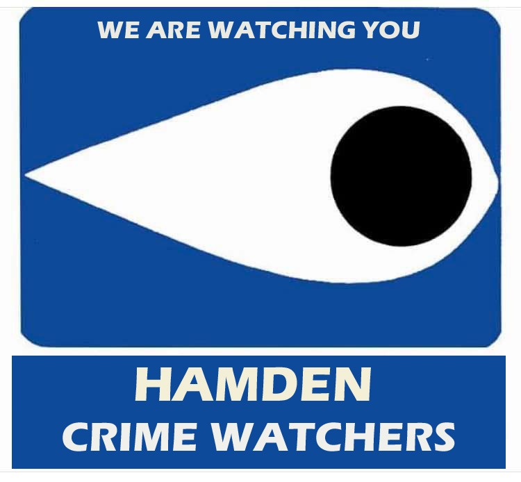 Hamden Crime Watchers WINDOW CLING Hamden Crime Watchers's Kofi Shop