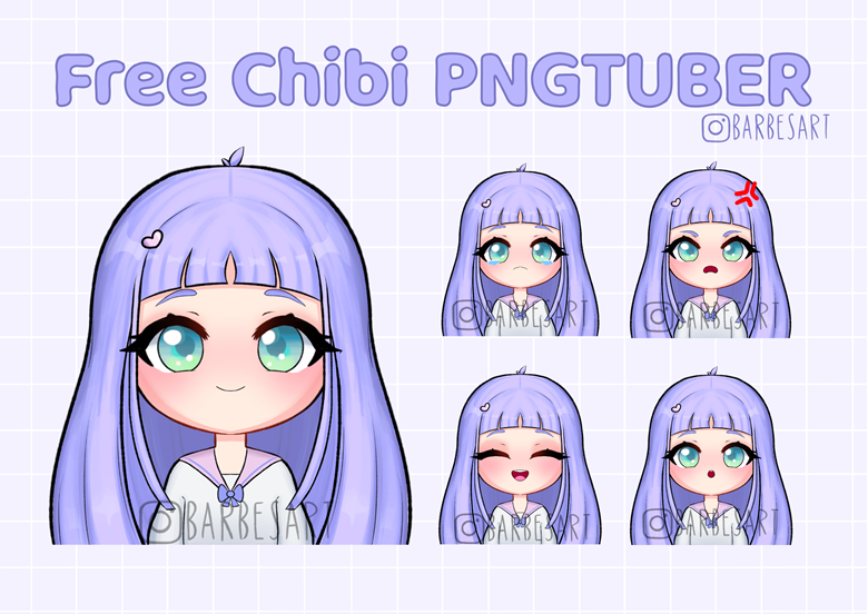 Free Pngtuber Chibi Girl Barbesarts Ko Fi Shop Ko Fi ️ Where Creators Get Support From Fans