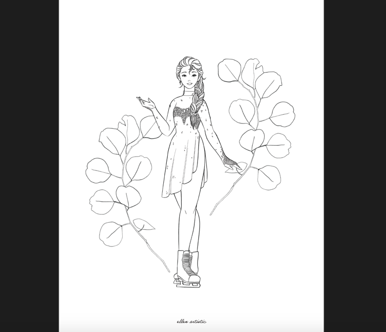 Historical fashions vol 2 a coloring book of modern fashions ellen