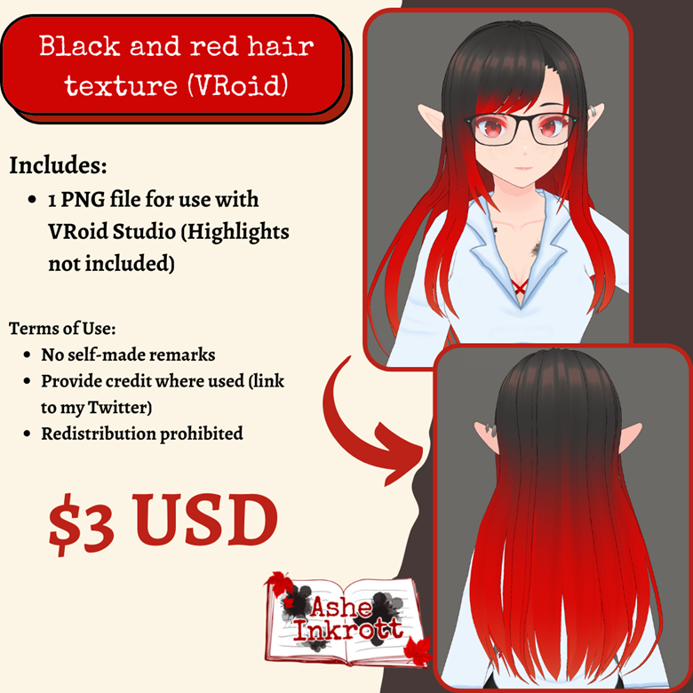 Vroid Studio Rainbow hair texture - Free - PunkBune's Ko-fi Shop - Ko-fi ❤️  Where creators get support from fans through donations, memberships, shop  sales and more! The original 'Buy Me a