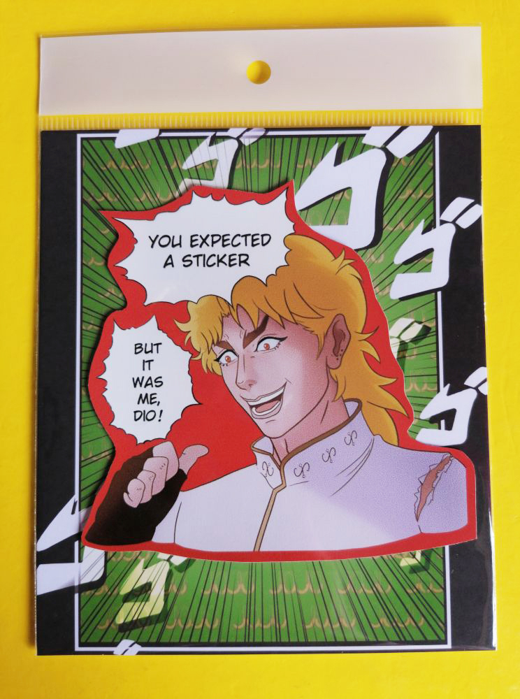 Dio Meme - Stickers - Nalurianne's Ko-fi Shop - Ko-fi ❤️ Where creators get  support from fans through donations, memberships, shop sales and more! The  original 'Buy Me a Coffee' Page.