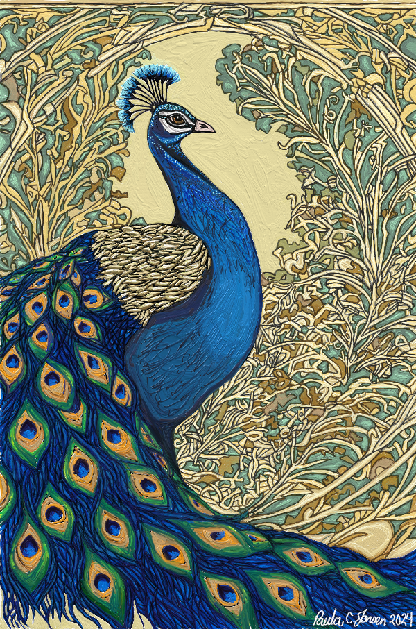 Blue Peacock - DD13.012