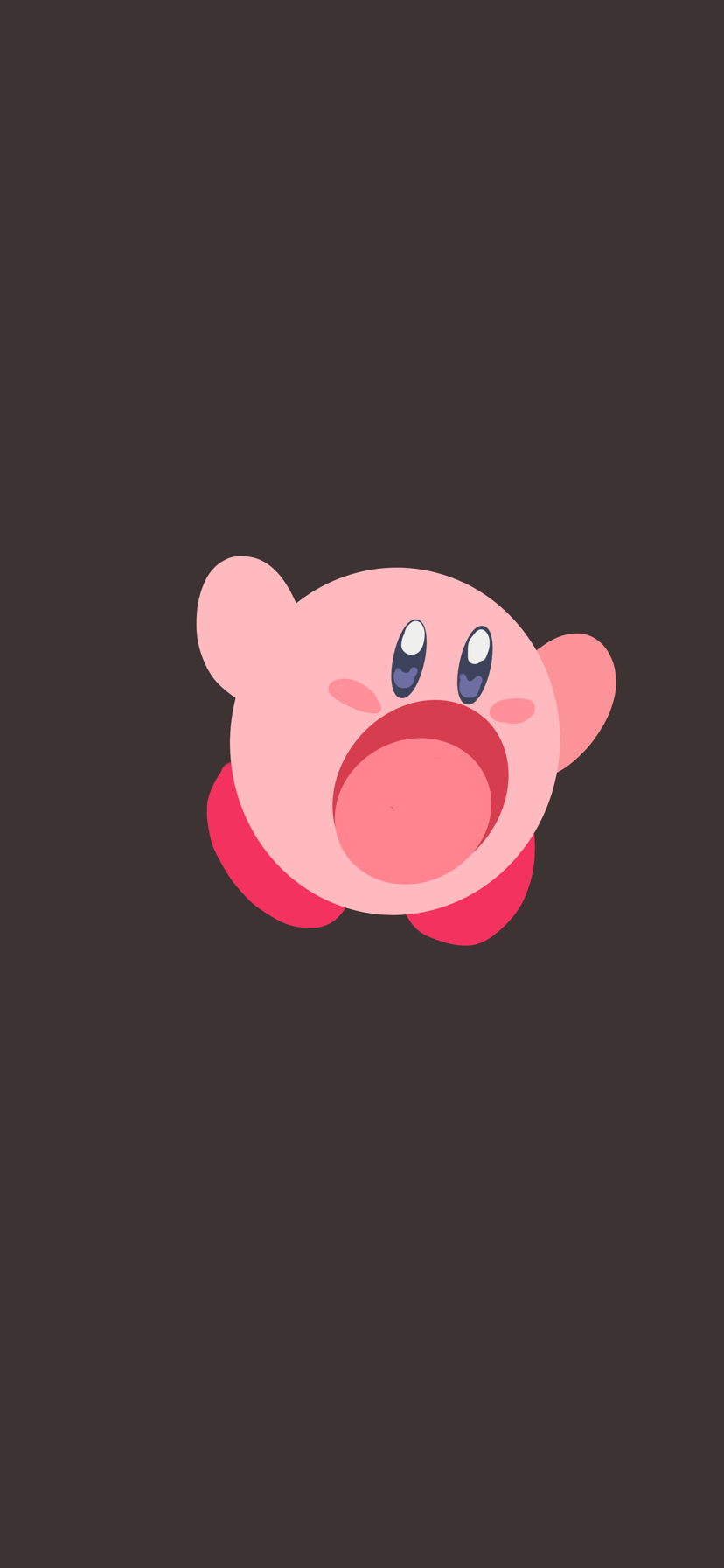 One Kirby Wallpaper (kirby Inhale) - Ashxx's Ko-fi Shop - Ko-fi ️ Where 