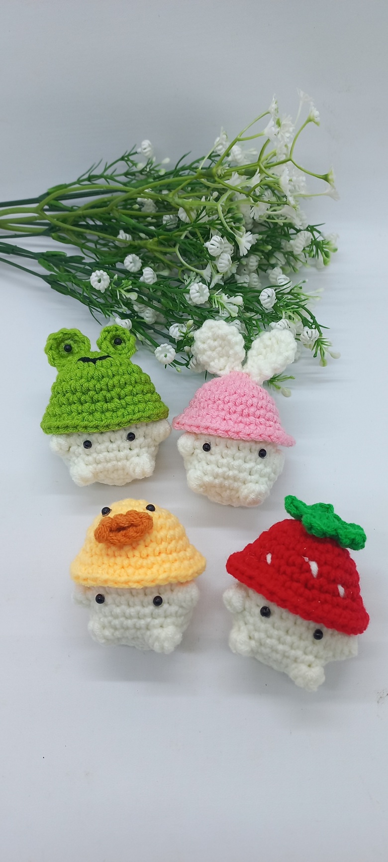 Crochet Kit: Mushroom Keychain