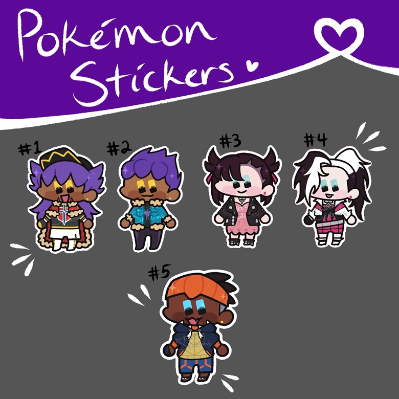 Pokemon Motion Sticker - Starters – StickerfyNZ