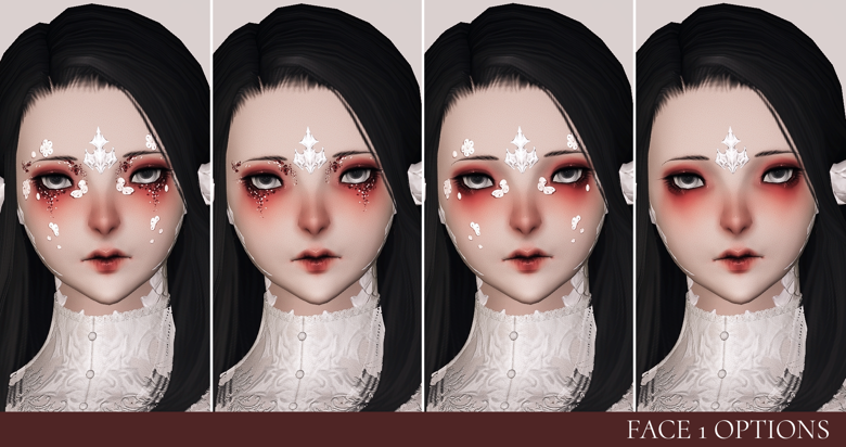 Hana no Uta Female Au'ra All Faces - Petal 's Ko-fi Shop - Ko-fi ️ ...