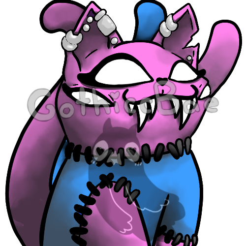 Spooky Pop Cat Emote [Cotton Candy/Glow] - Spuwuky's Ko-fi Shop - Ko-fi ...