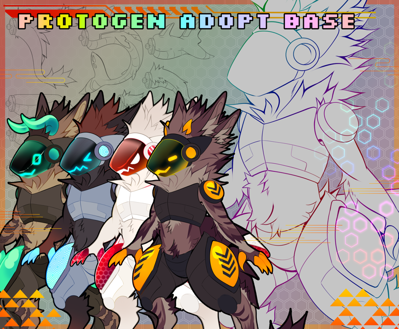 Protogen Adopt Base Dancrescentwolfs Ko Fi Shop Ko Fi ️ Where Creators Get Support From 9233