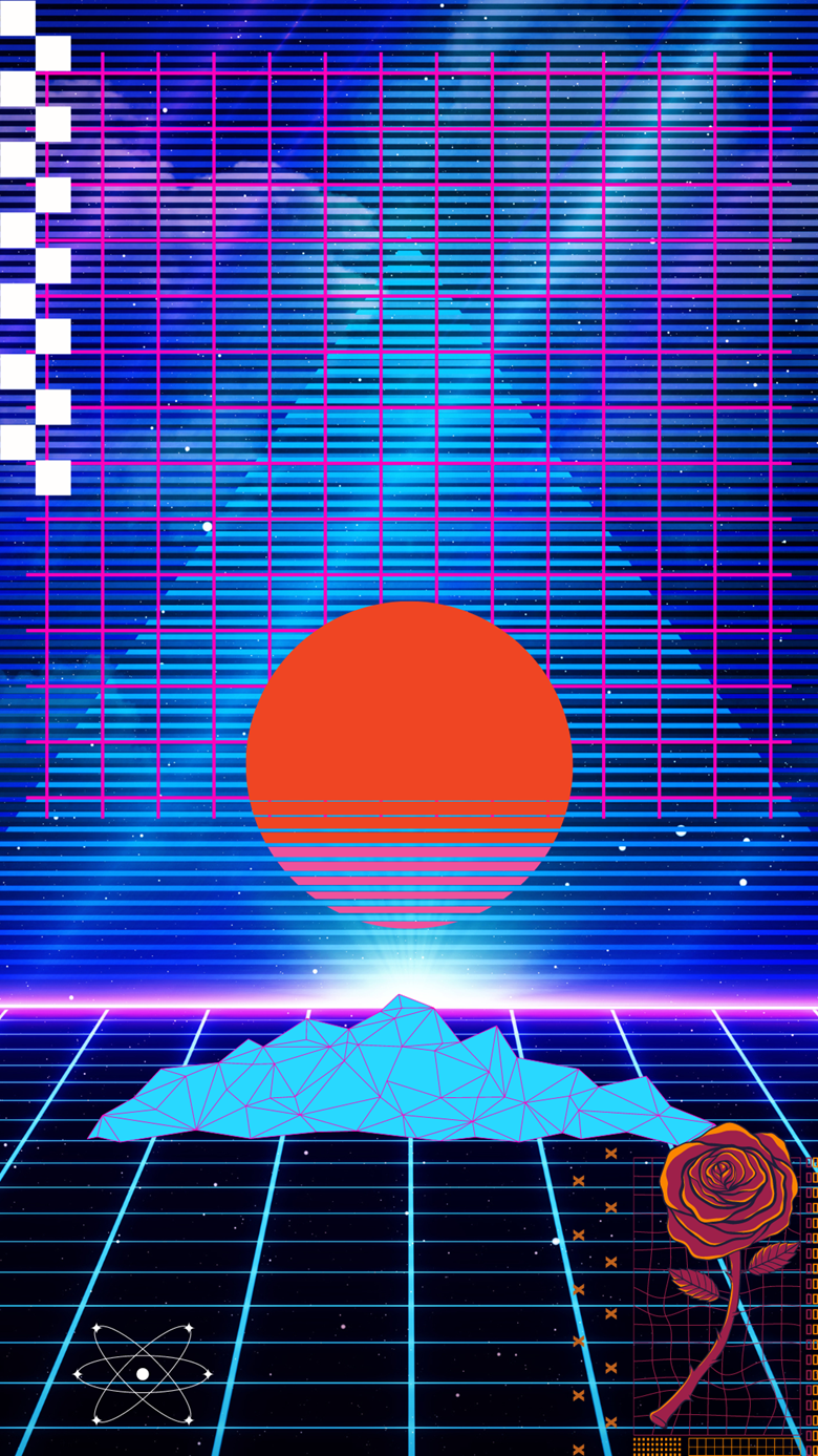 Atlias [Retro] [Vaporwave] Live Wallpaper - Live Wallpaper