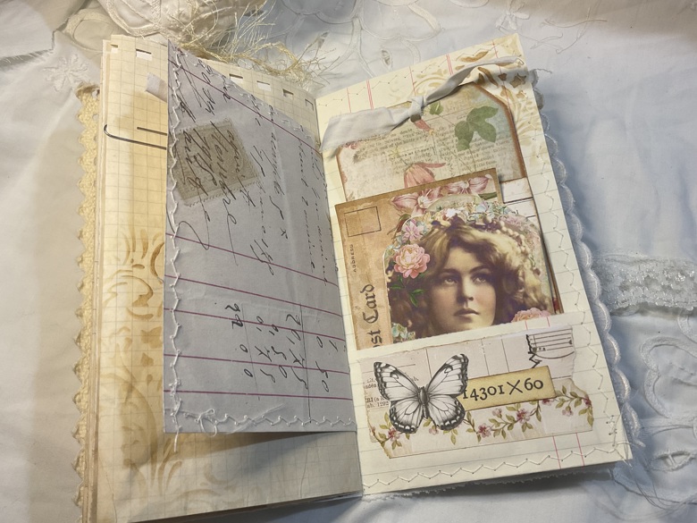 Shabby Vintage Flowers junk journal FREE UK SHIPPING HALF PRICE INT ...