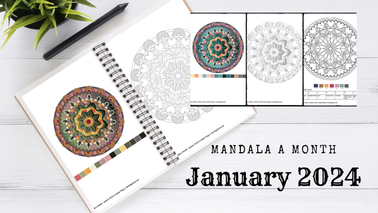 Mandala A Month January 2024 ColoringQueen S Ko Fi Shop Ko Fi   3196422a Ba27 4d7b Abe5 999dead5cd4b  Youtubecqthumbnails1 