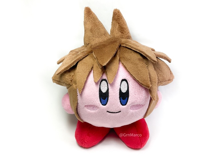 Handmade Sora Kirby Plushie - GrnMarco's Ko-fi Shop