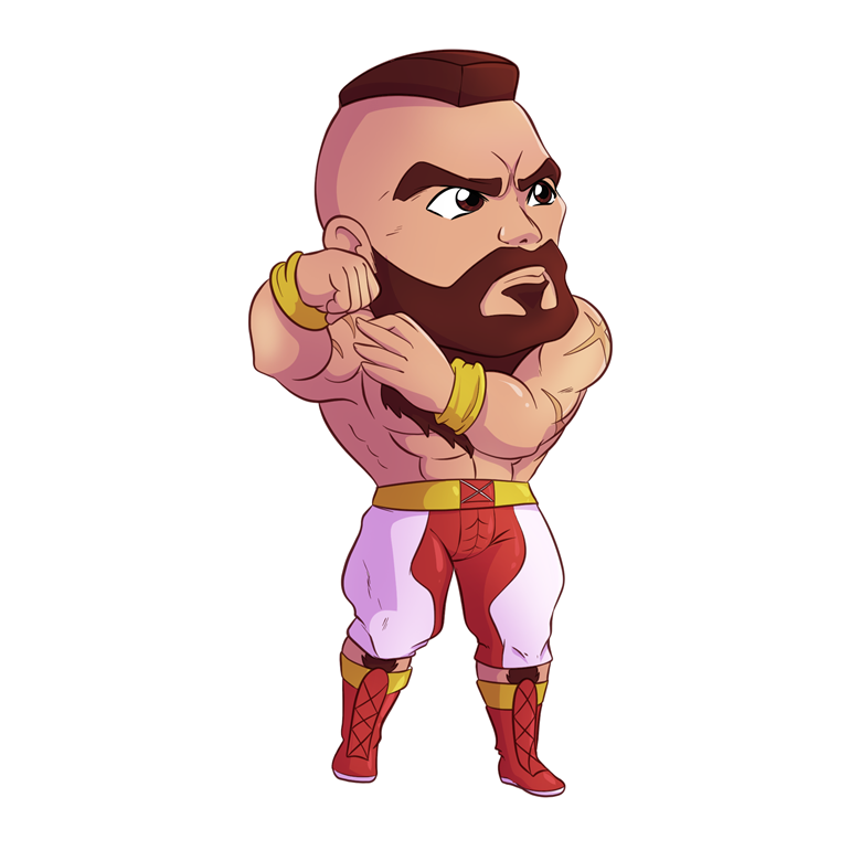 Street Fighter - Zangief Keychain