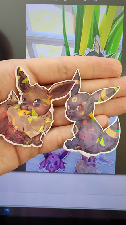 Eeveelution Big Stompies! Spiral Stickerbook