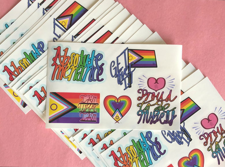 Shooting stars pride glitter stickers - IKM218's Ko-fi Shop - Ko-fi ❤️  Where creators get support from fans through donations, memberships, shop  sales and more! The original 'Buy Me a Coffee' Page.