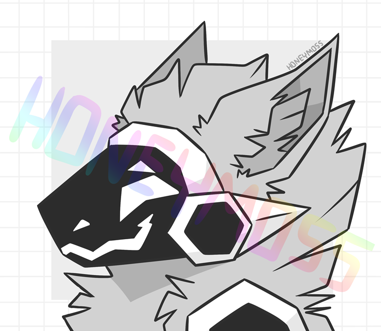 Protogen Headshot Base - Honeymoss's Ko-fi Shop - Ko-fi ❤️ Where