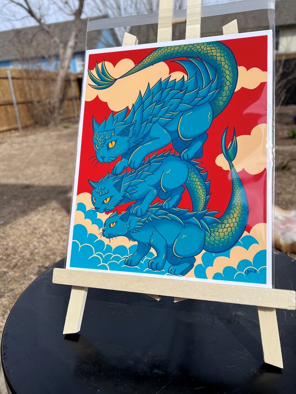 Cat Dragons - Art Print - Sawje Art's Ko-fi Shop - Ko-fi ️ Where ...