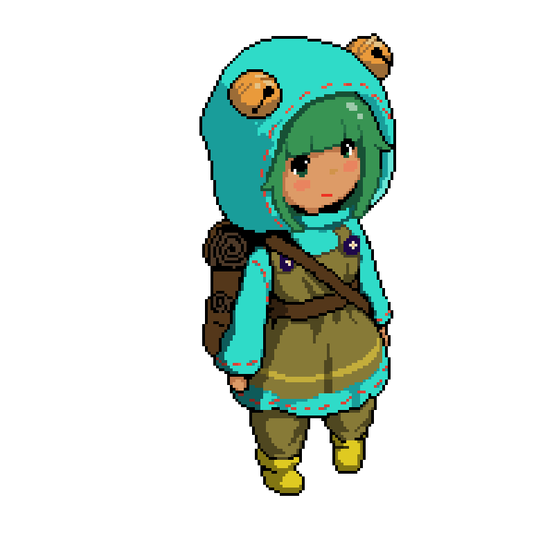 Pixel girl (avatar) - Animated Discord Pfp