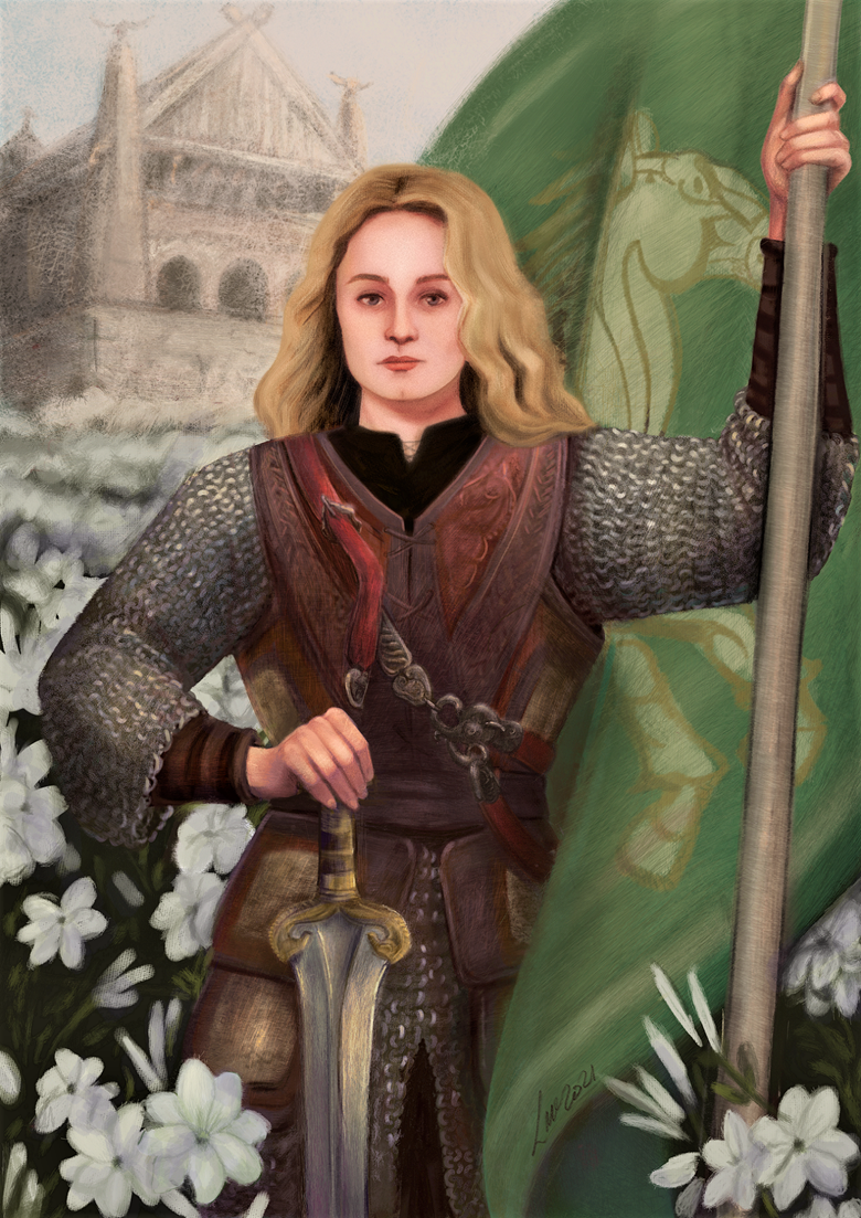 The fearless Shieldmaiden of Rohan