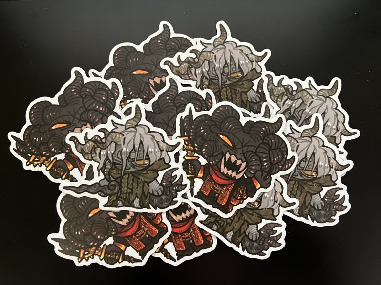 Omen Twins Stickers (Matte) - Bora's Ko-fi Shop - Ko-fi ️ Where ...