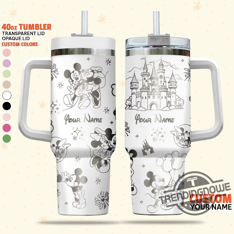 Minnie and Mickey Disney Themed Weihnachts Tumbler