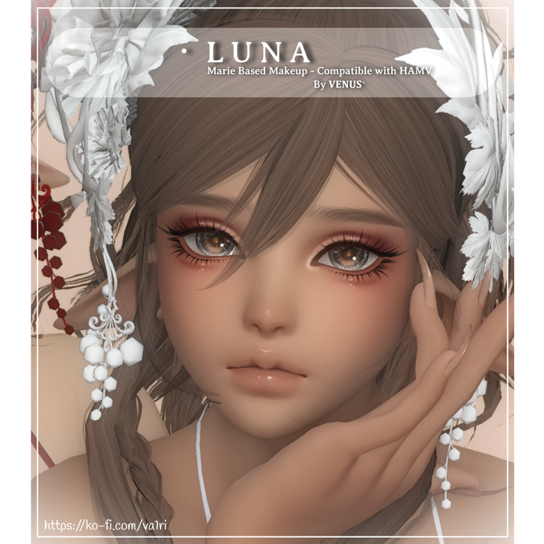 ・LUNA Makeup for Most Female Faces・ - 퐕퐄퐍퐔퐒⁺'s Ko-fi Shop - Ko-fi ️ ...