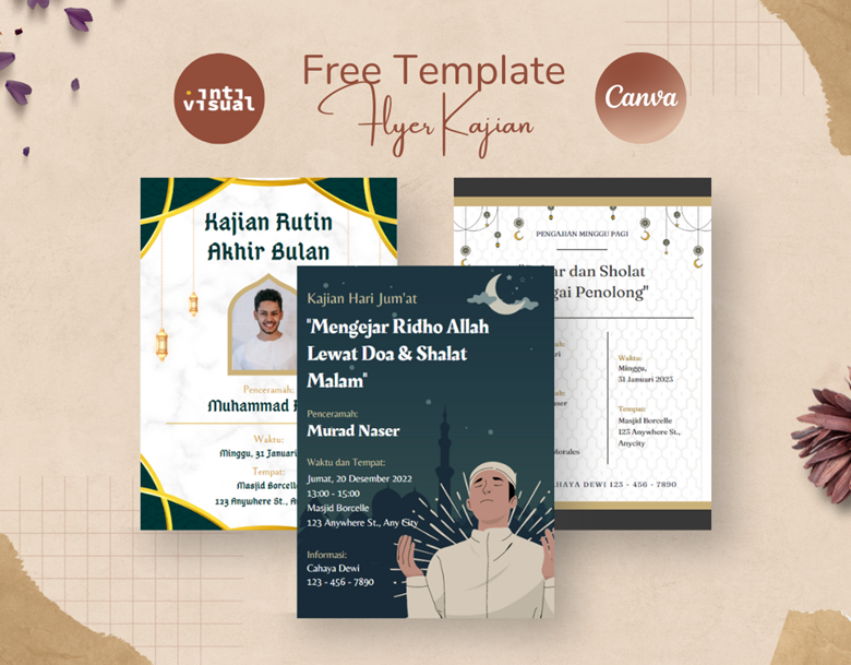 Template Flyer Kajian Islam - inti.visual's Ko-fi Shop - Ko-fi ️ Where ...