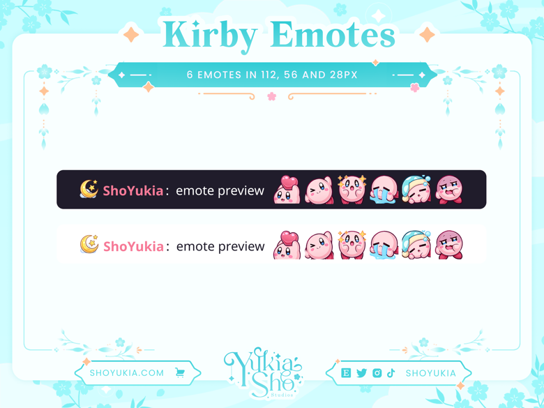 Kirby emote - Amazed - Niikiya's Ko-fi Shop - Ko-fi ❤️ Where