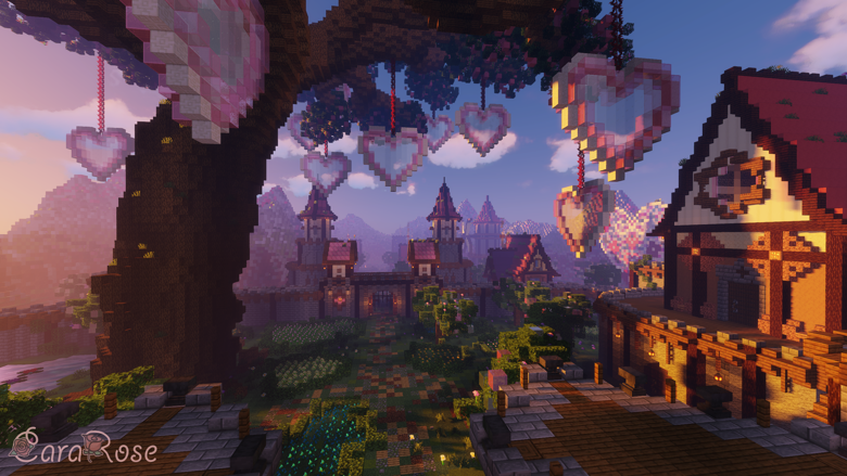 Valentines Kingdom [Minecraft Map] - CaraRose's Ko-fi Shop - Ko-fi ️ ...