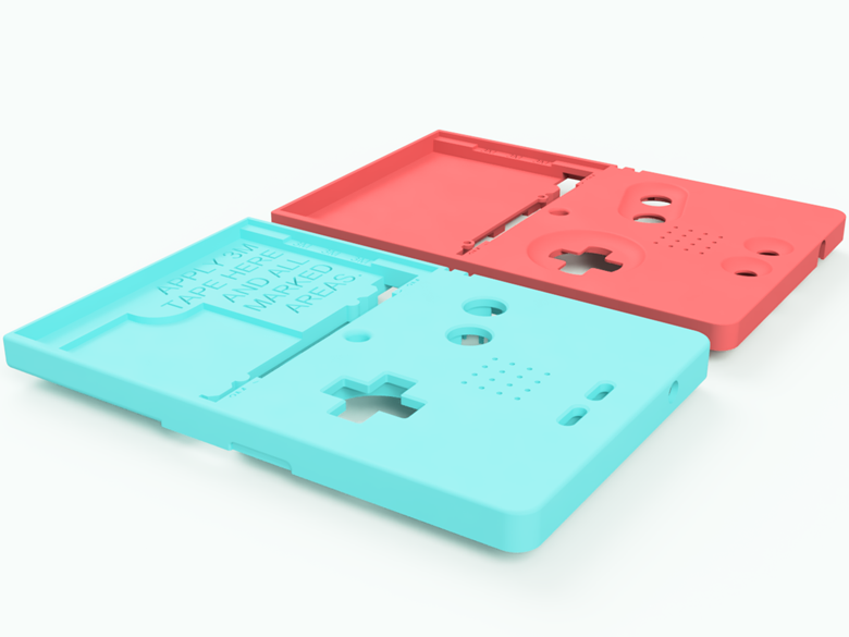 OpenSP - Open Source hingeless Gameboy Advance SP by JosephTomkins, Download free STL model