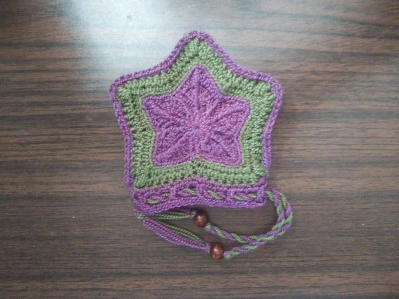 Crochet on sale dice bag