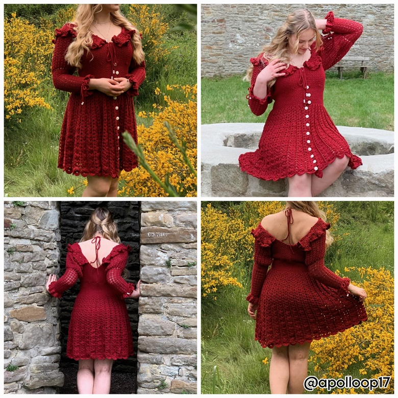 NOSTALGIA Wrap Around Crochet Dress Pattern by Crafter's Muse - Crafter's  Muse's Ko-fi Shop
