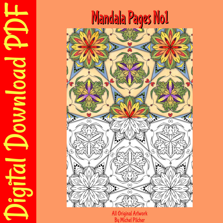 Printable Mandala Colouring Book, Colouring Pages, Adult Colouring Book  Digital PDF, 10 Neat Mandalas No 3 , Colouring Pages - - Jumicrafts  Colouring Books's Ko-fi Shop - Ko-fi ❤️ Where creators get