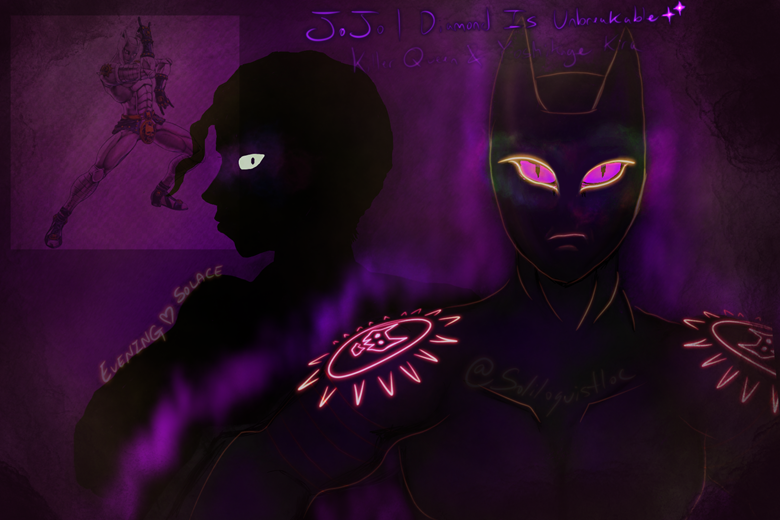 Yoshikage Kira JoJo's Bizarre Adventure Art Killer Queen, killer, purple,  superhero png