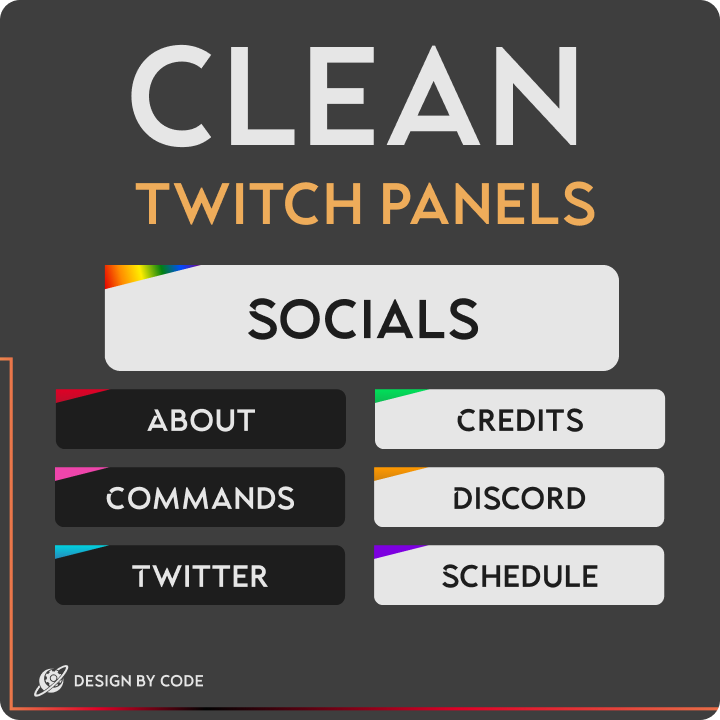 [FREE] Clean Twitch Panels - Sunherah Code's Ko-fi Shop - Ko-fi ️ Where ...