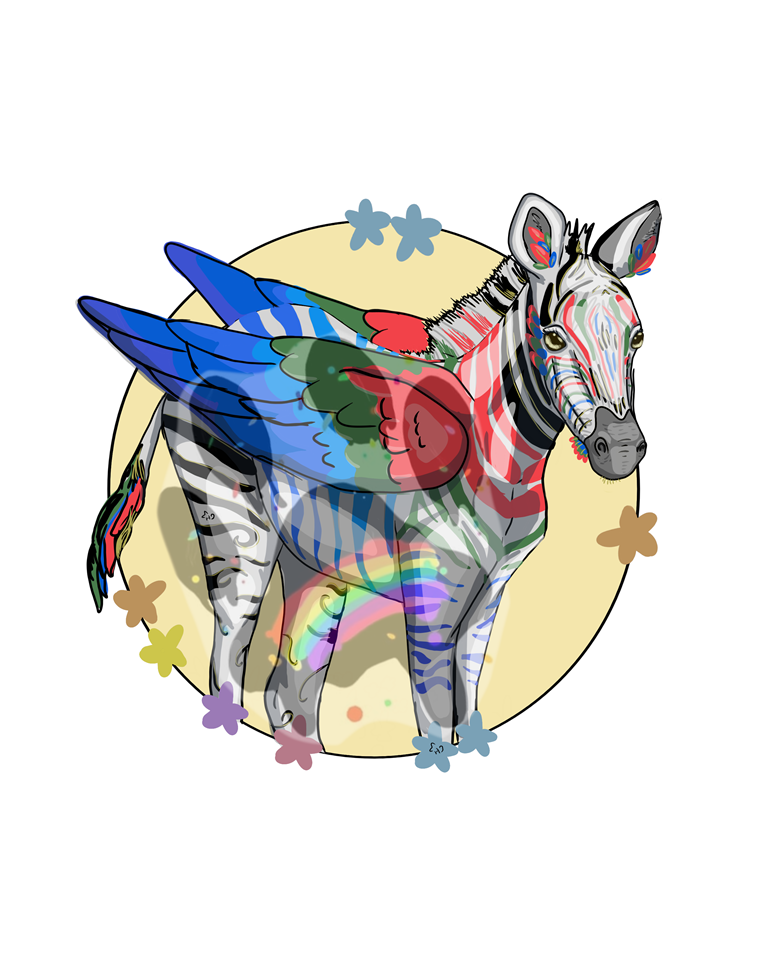 Zebra Pegasus - Xetalo's Ko-fi Shop - Ko-fi ️ Where creators get ...